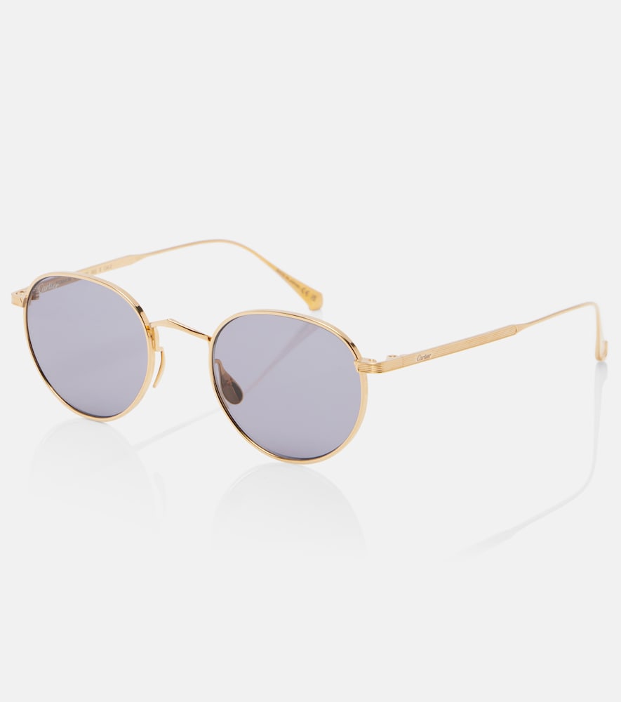  Cartier Eyewear Collection Cartier Eyewear Collection Runde Sonnenbrille Signature c 
