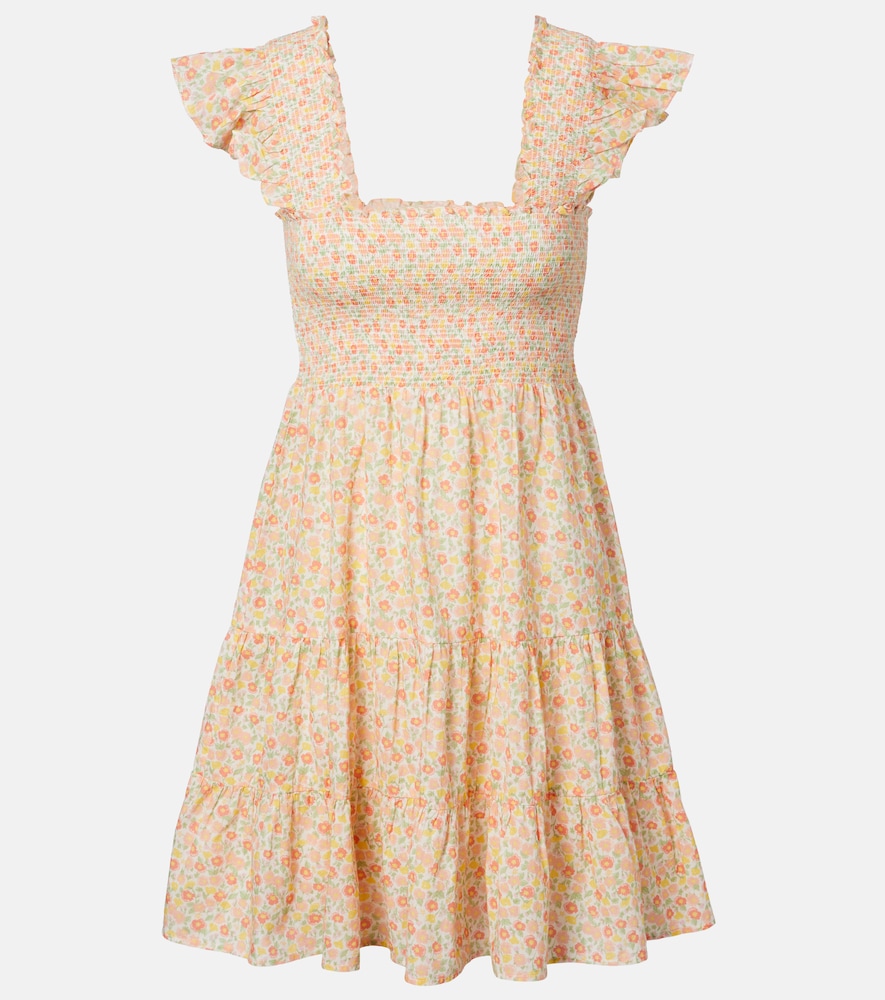 Rixo Sideny floral cotton minidress