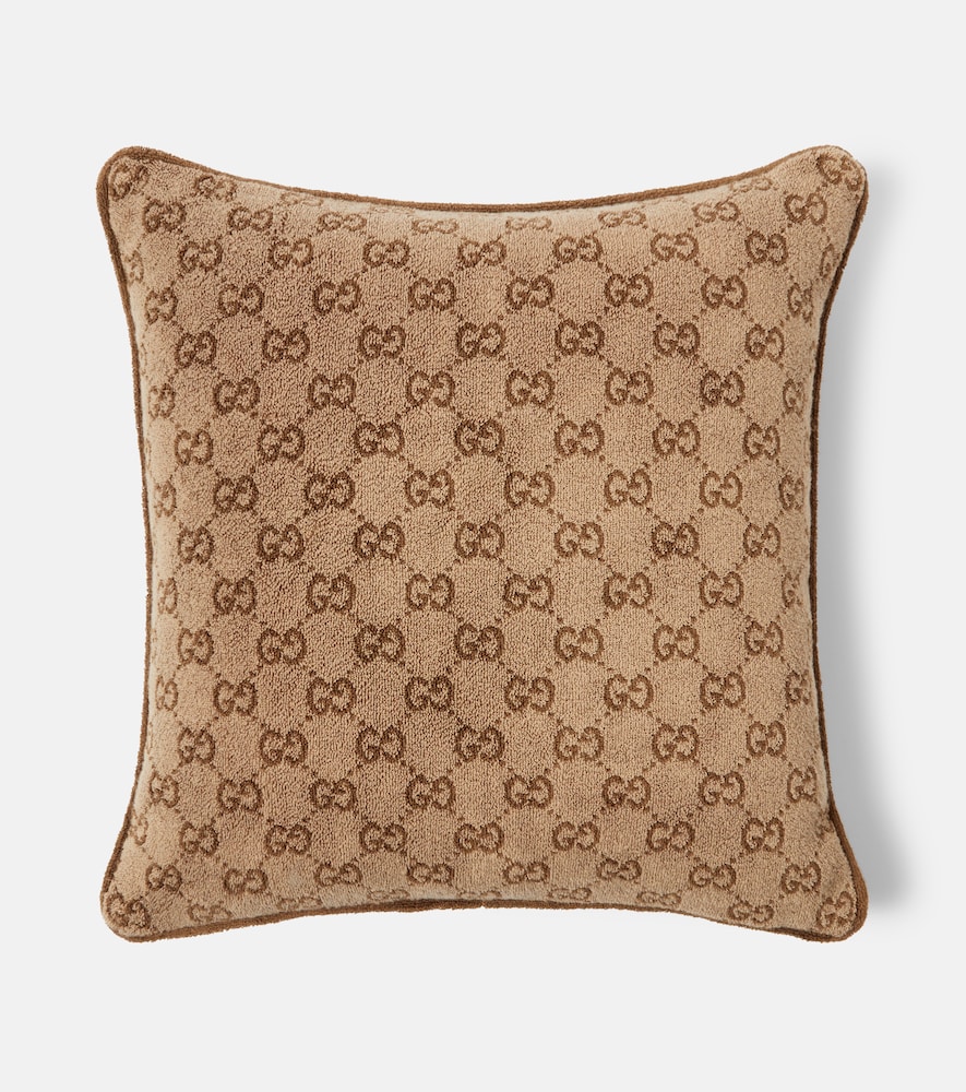Gucci Unisex Beige Gg Cotton Terry Cushion - Mytheresa