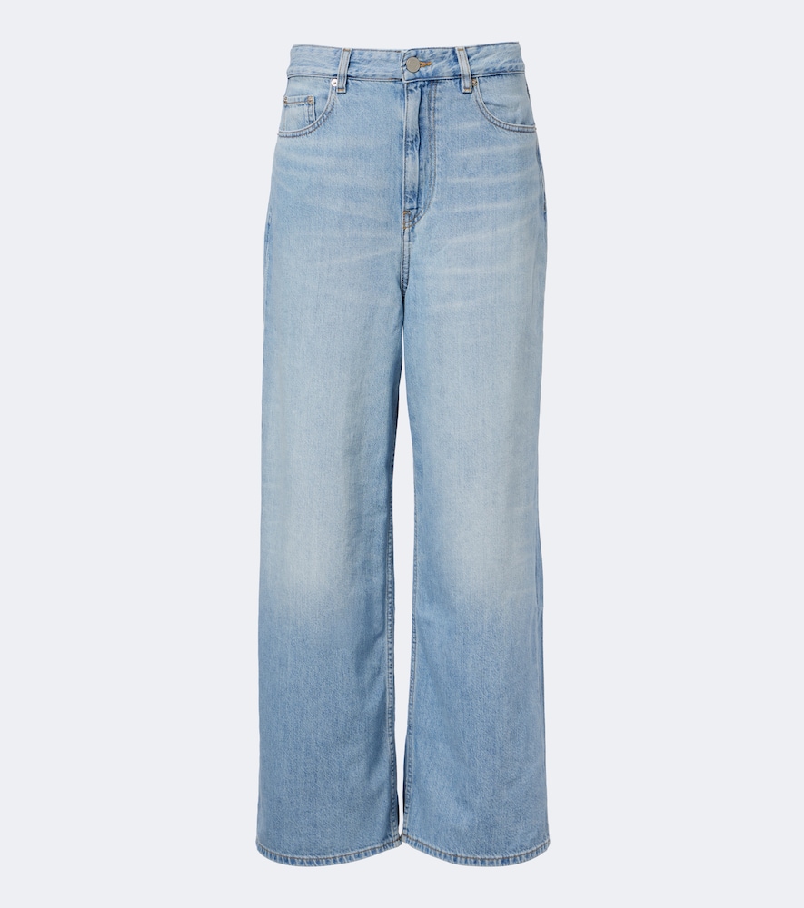 Ganni Women's Blue Marri Wide-Leg Jeans Size 31 - Mytheresa