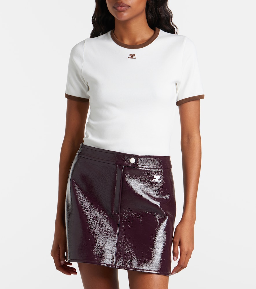 Courrèges Cotton Jersey T-Shirt