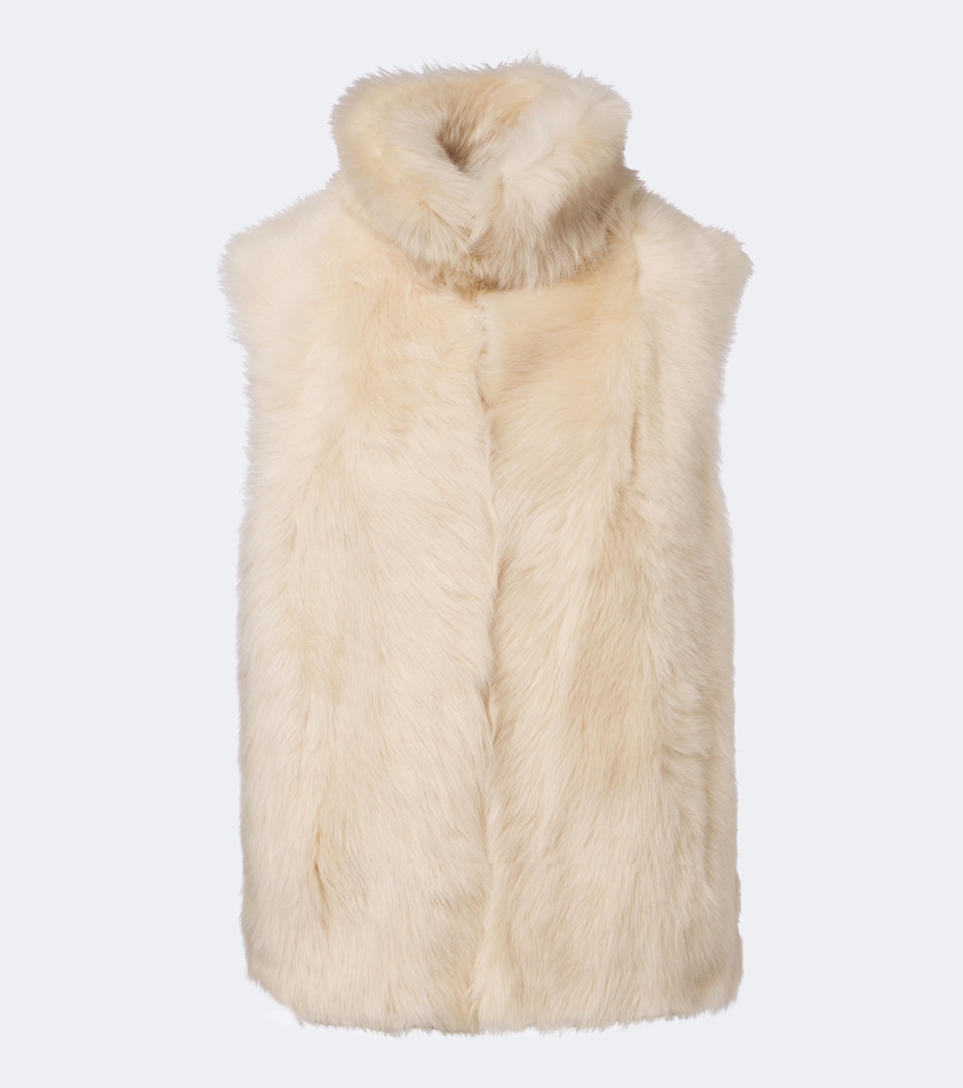 Eleventy Gilet in shearling