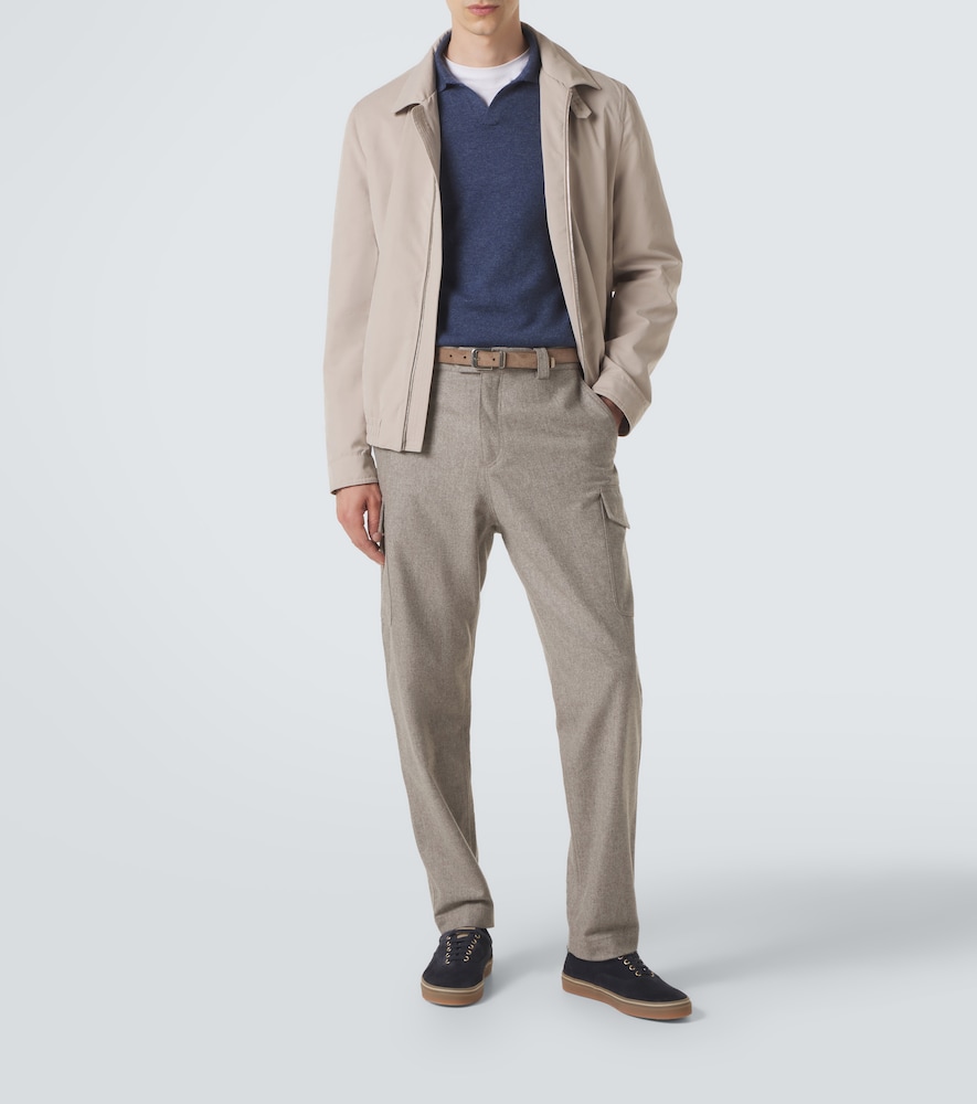 Cashmere Polo Sweater