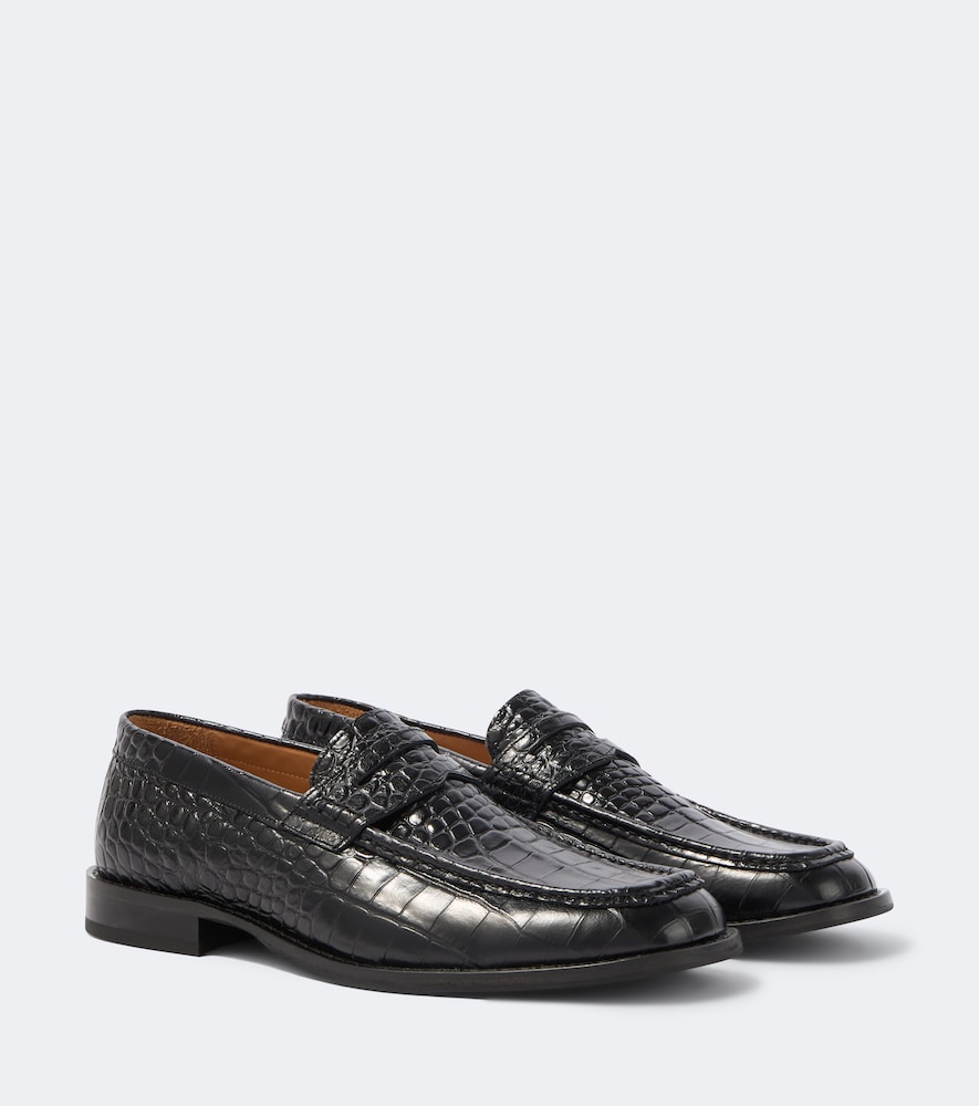 Our Legacy Mocassins Light en cuir faon croco 490 €
