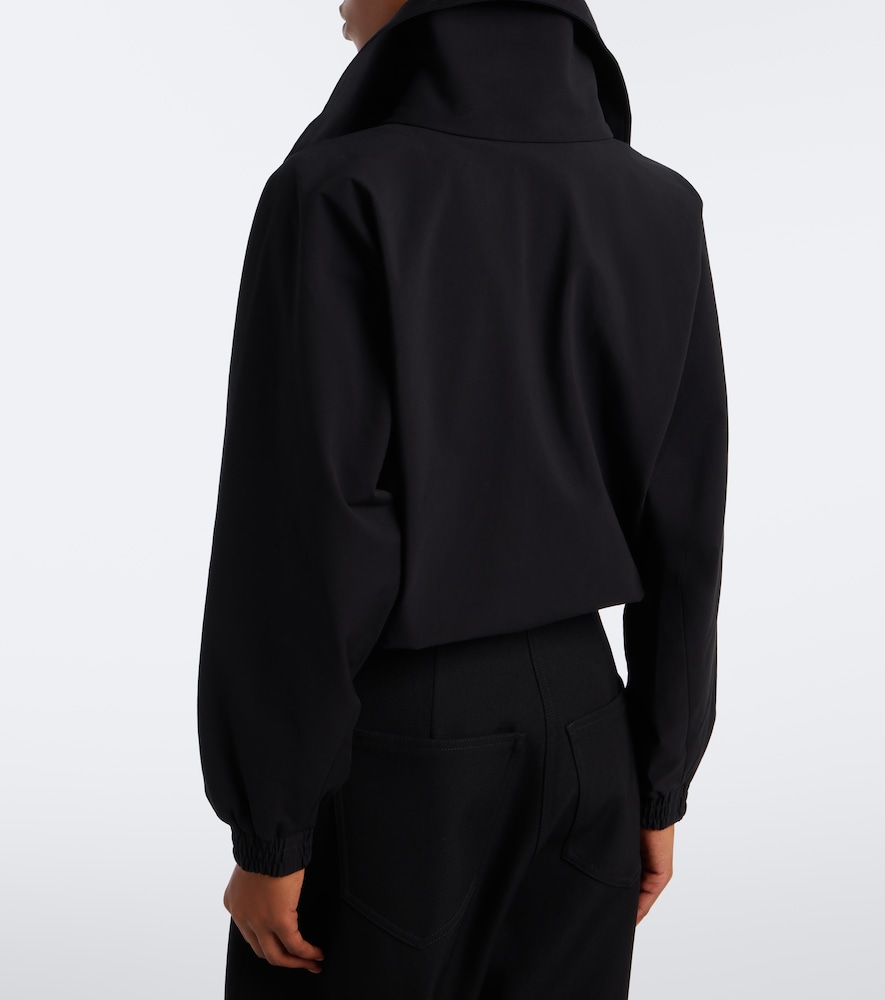 Cotton-Blend Blouson Jacket