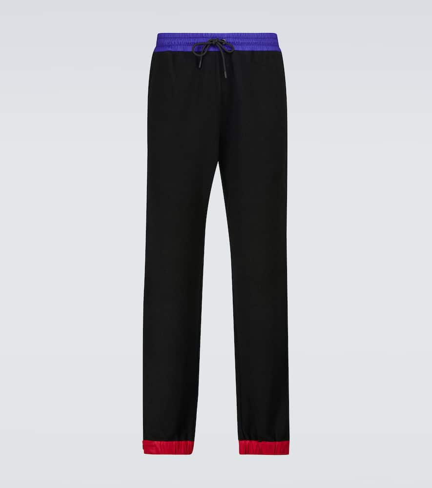 Fleece wool-blend pants