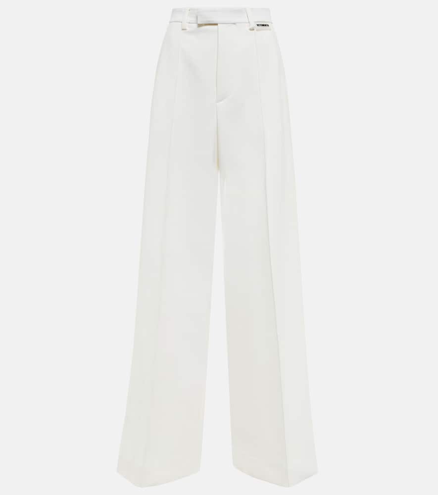 Vetements High-rise wool-blend pants