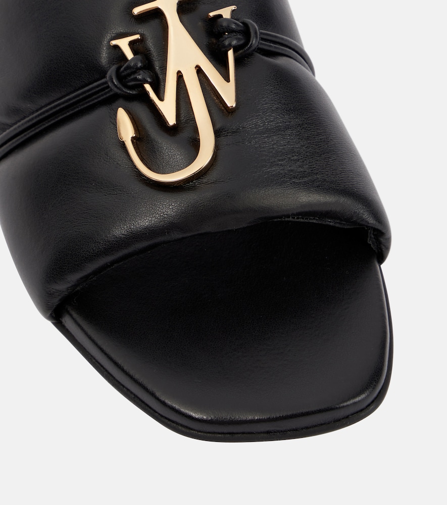  Jw Anderson Jw Anderson Anchor Leather Sandals 