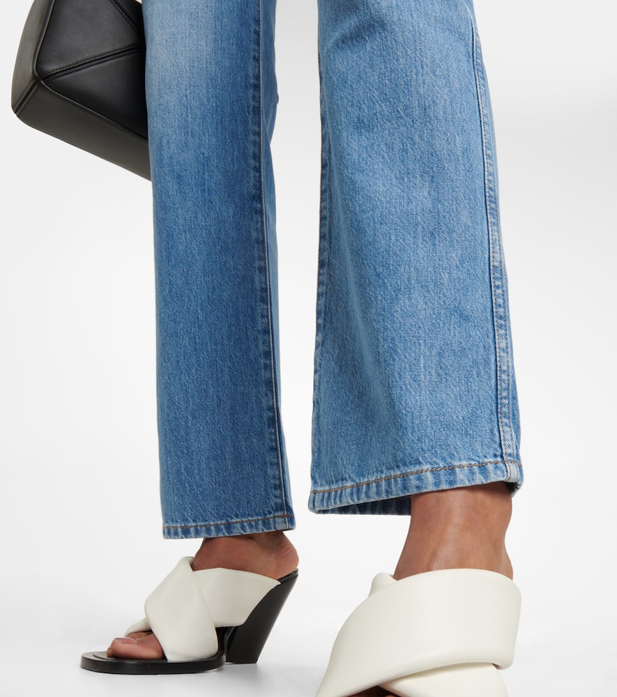 Shop Joseph Fulham High-rise Straight Jeans In Indigo Wash