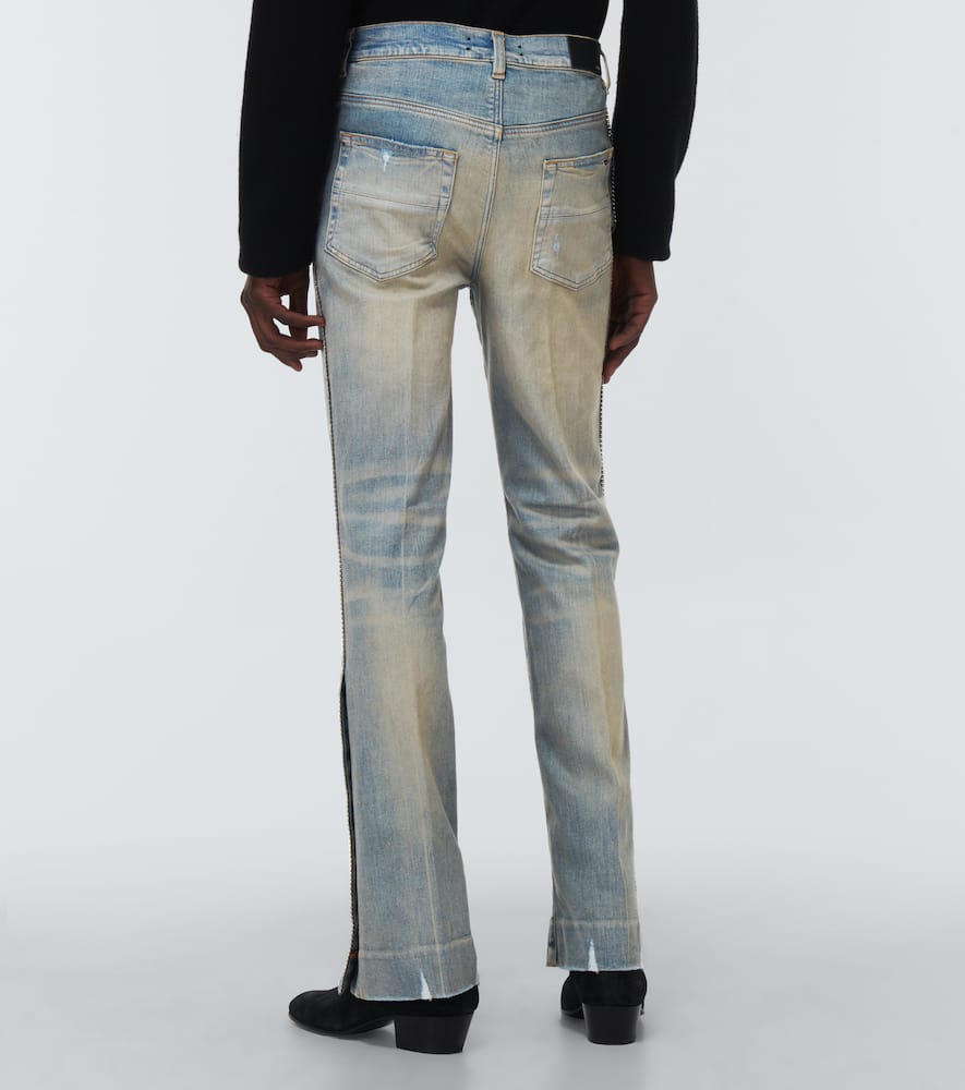 Amiri Distressed Jeans In Clay Indigo