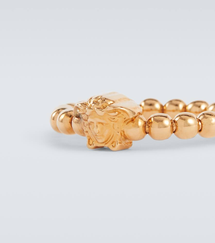 Shop Versace Medusa Ring In Oro