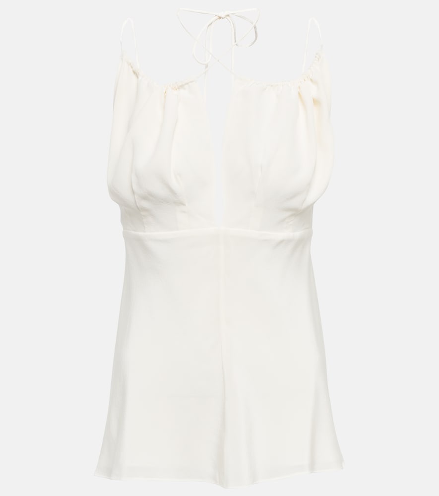 Toteme Gathered silk top　トーテム ギャザーシルクトップス Toteme