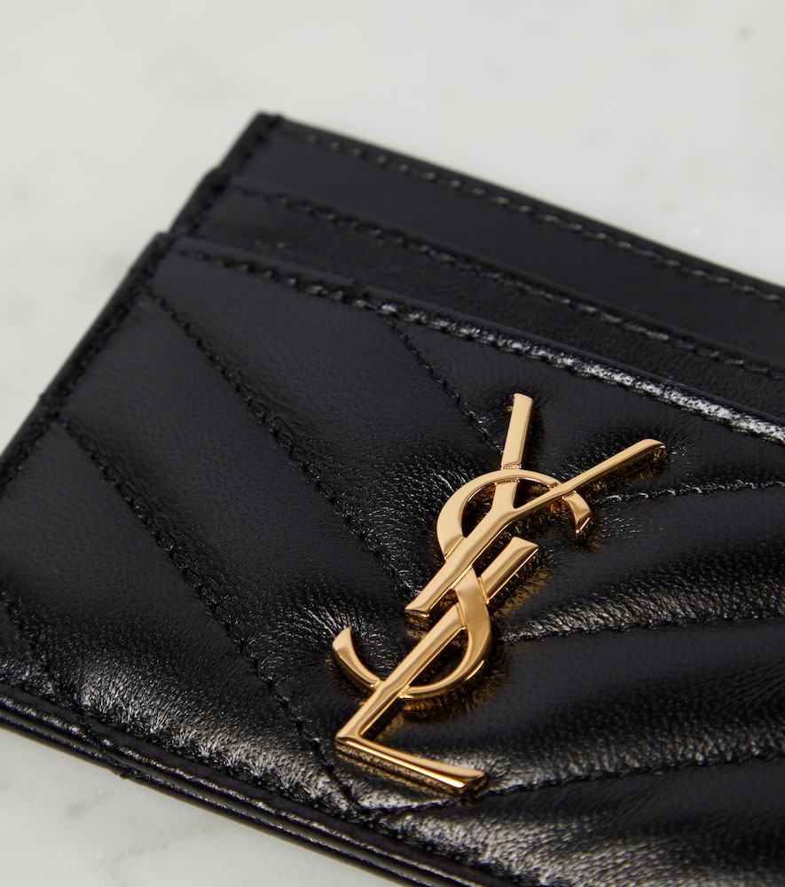  Saint Laurent Saint Laurent Cassandre Matelassã© Leather Card Holder 
