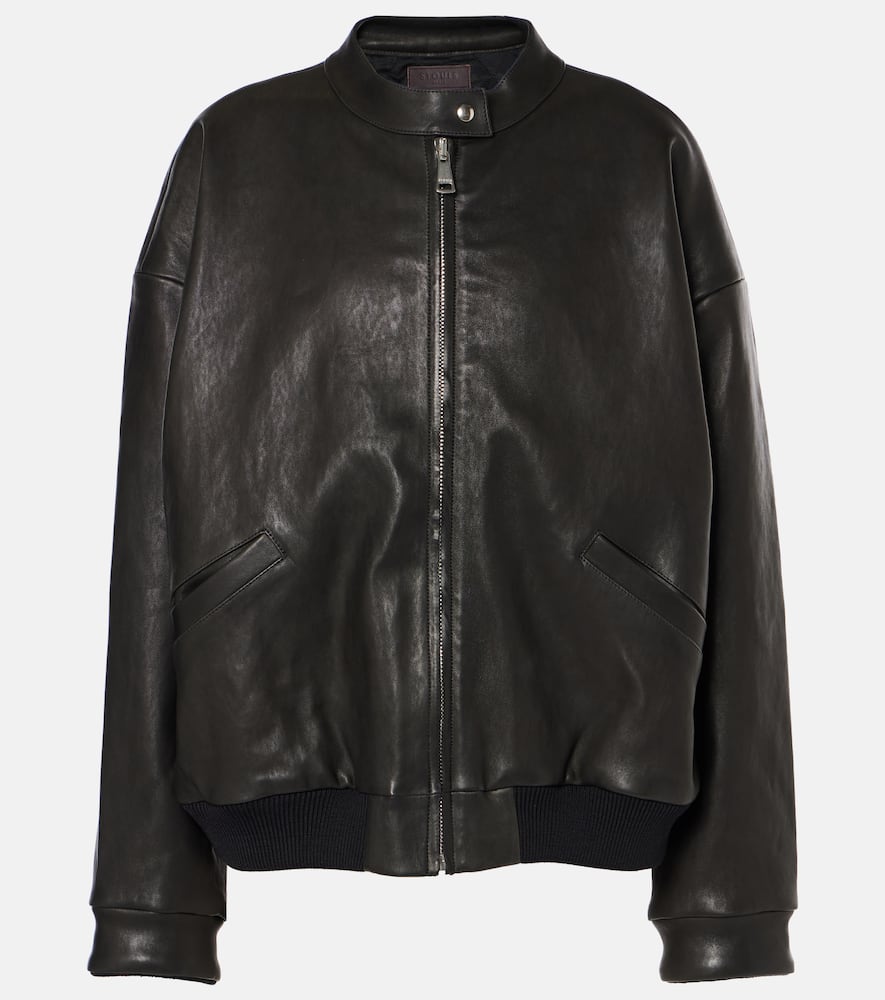 Stouls Will leather bomber jacket