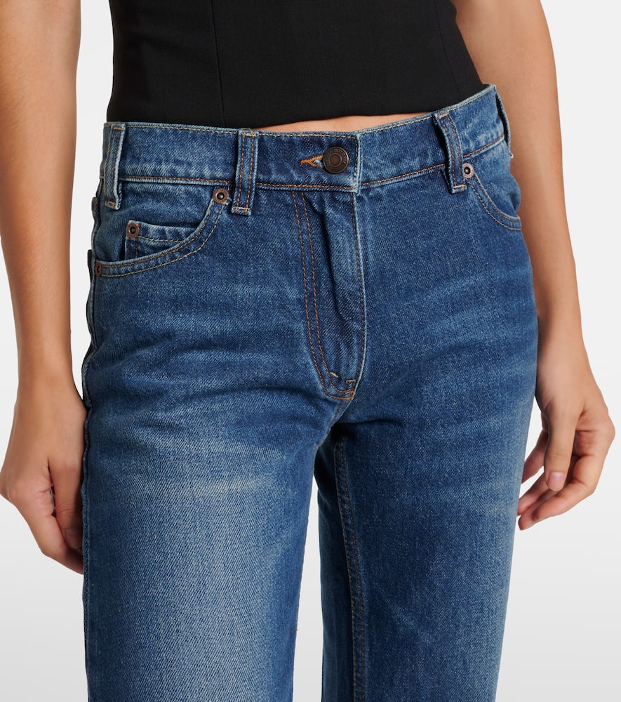 Magda Butrym Low-rise Flared Jeans In Blau