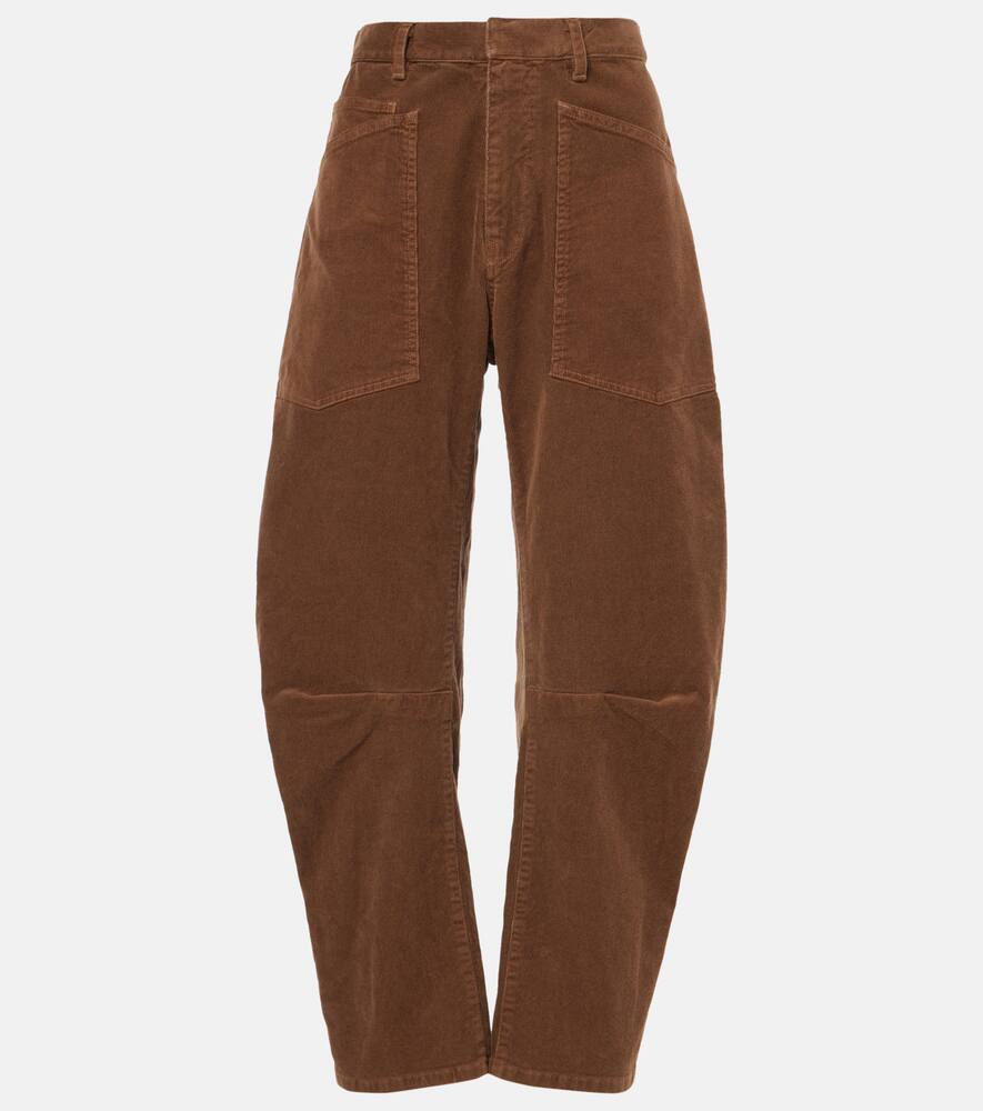 Nili Lotan Shon cotton-blend corduroy wide-leg pants