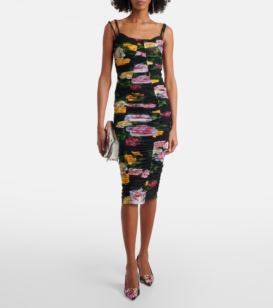 Dolce&Gabbana Lollo Embellished Floral Pumps