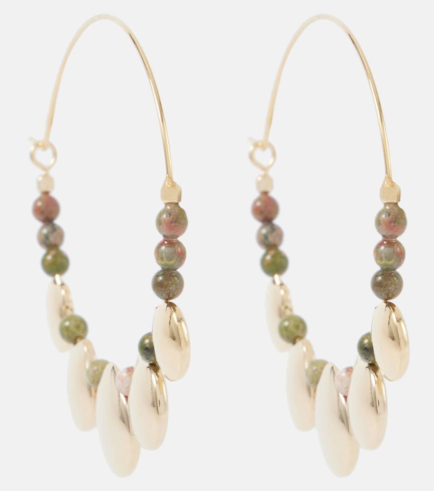 Isabel Marant Adriel beaded hoop earrings