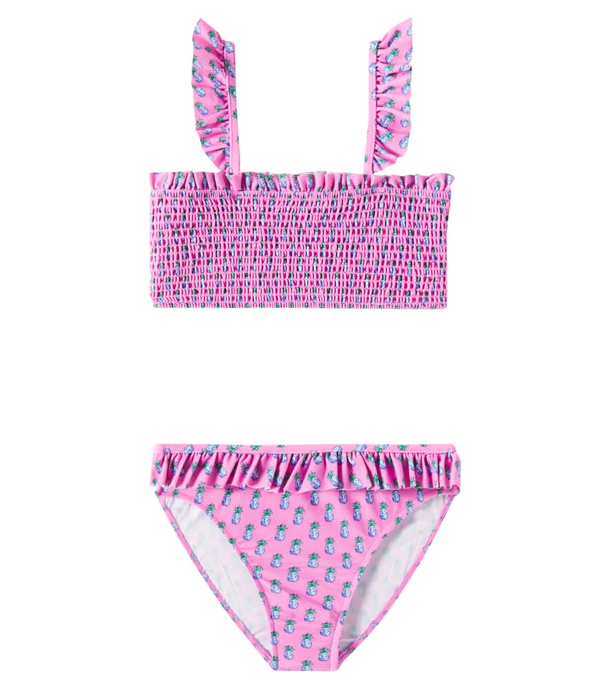 Polo Ralph Lauren Kids Ruffled shirred bikini