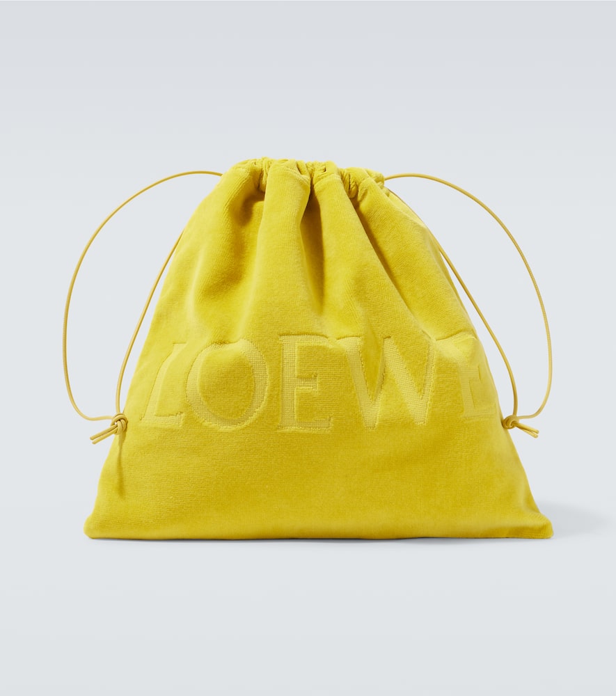 Loewe Paula's Ibiza Medium logo terry pouch