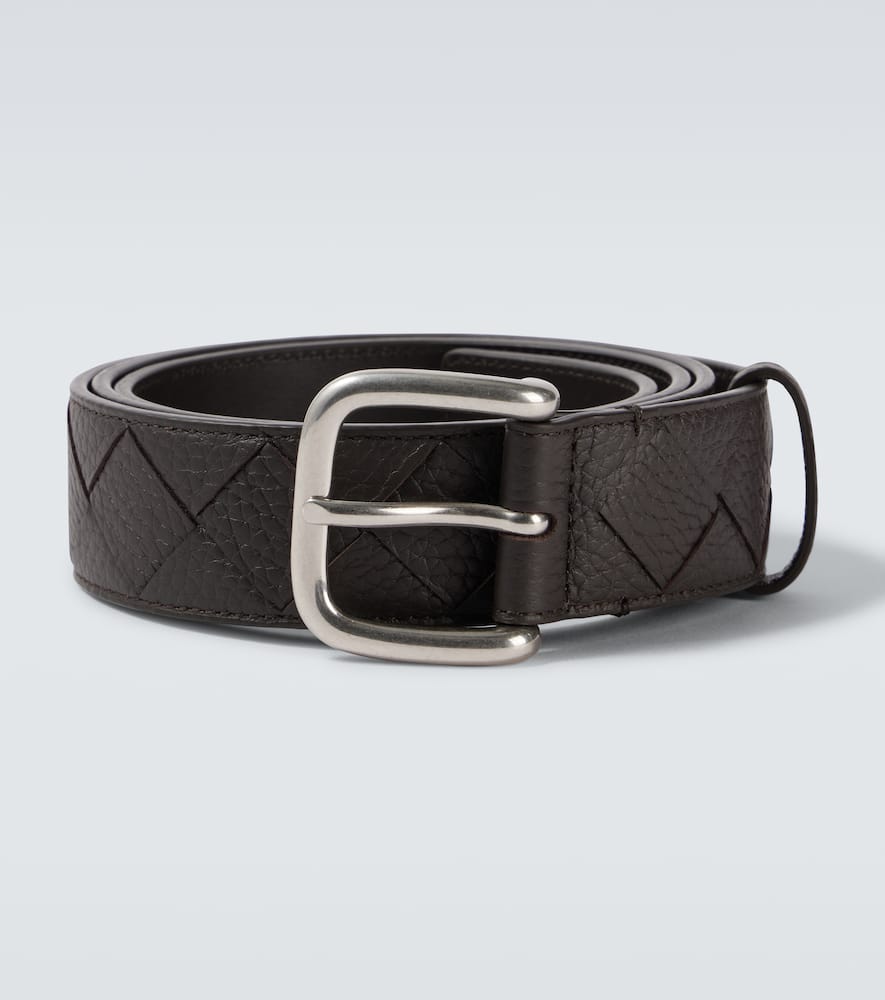 Bottega Veneta Intrecciato Leather Belt