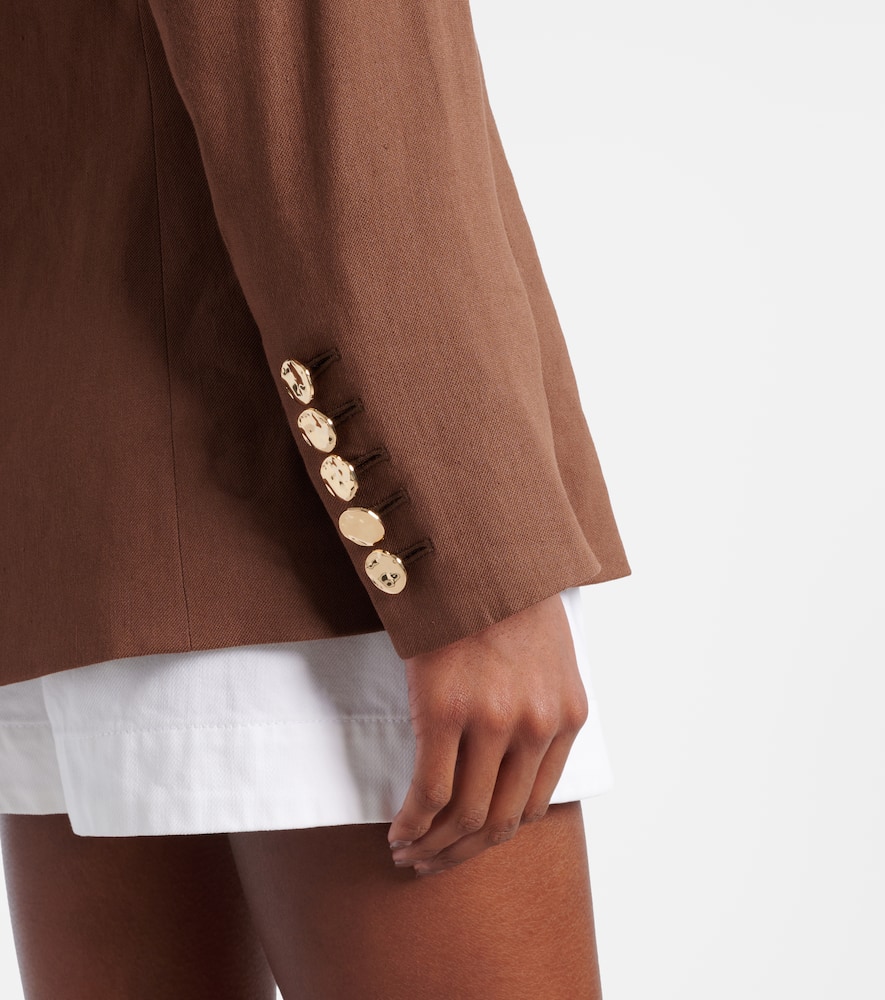 VERONICA BEARD ELLE DICKEY LINEN-BLEND BLAZER