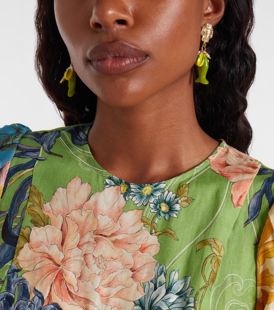 Alemais Alémais Drop Earrings With Freshwater Pearls In Gold