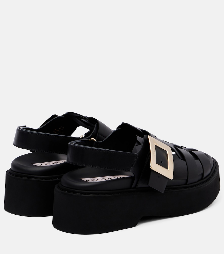 Viv' Rangers Leather Platform Sandals