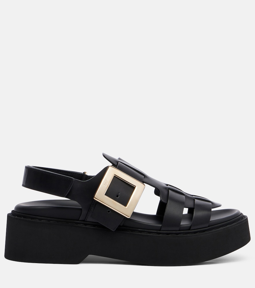 Viv' Rangers Leather Platform Sandals