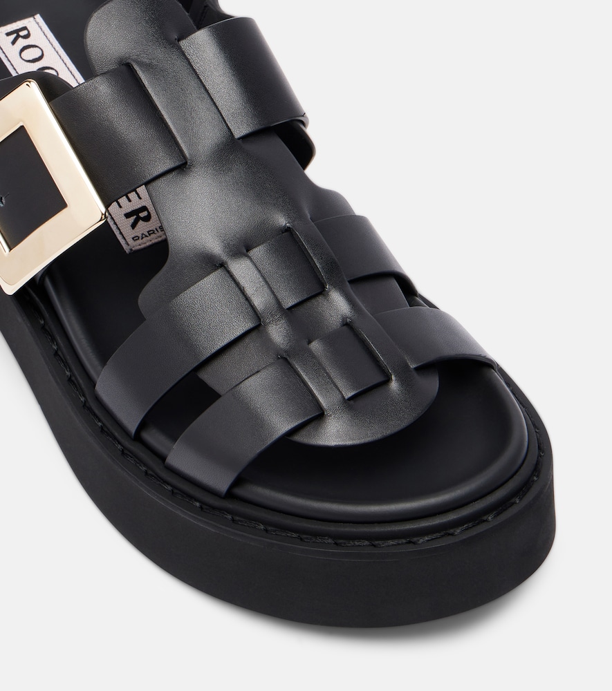 Viv' Rangers Leather Platform Sandals