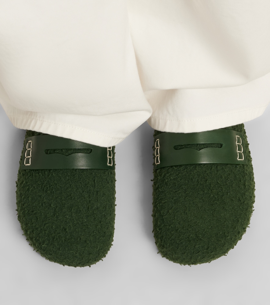 JW Anderson Felt mules