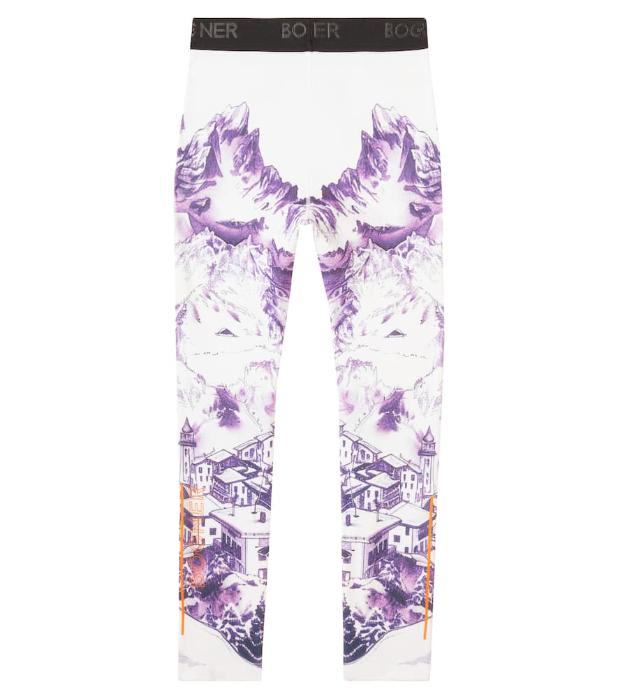 Bogner Lenya Logo Printed Ski Pants In Multi