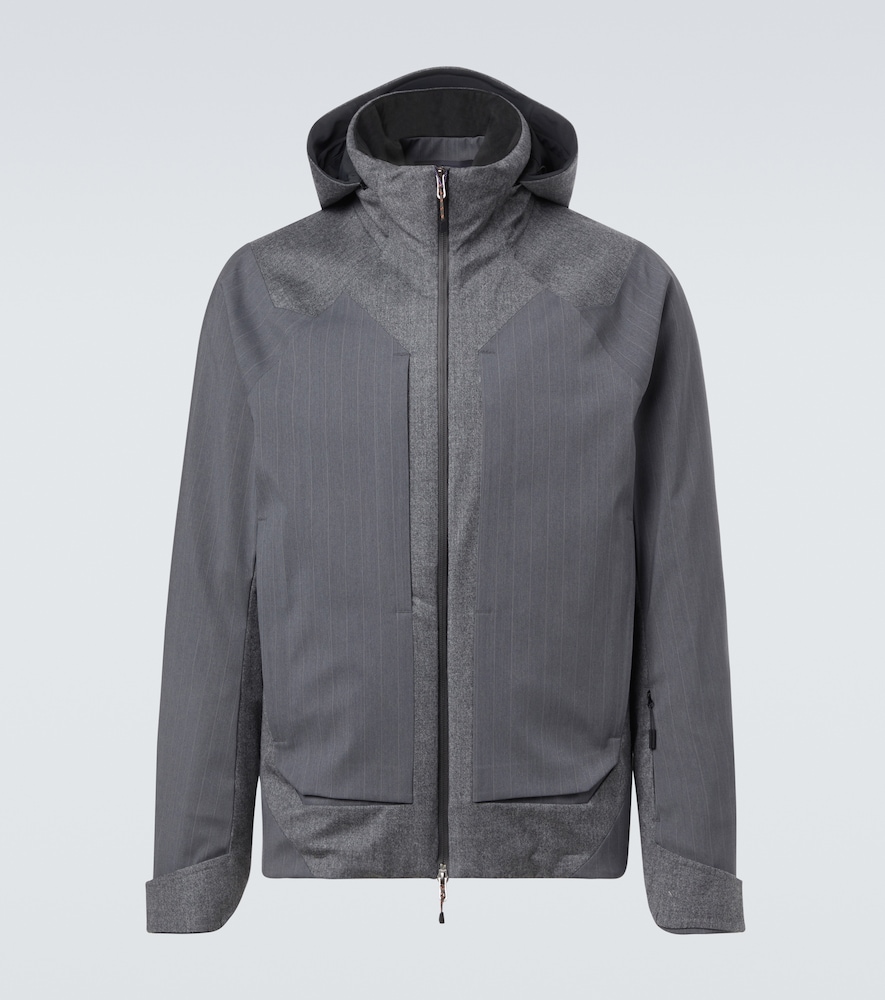 Sease Piumino Trace 2.0 in misto lana gessata