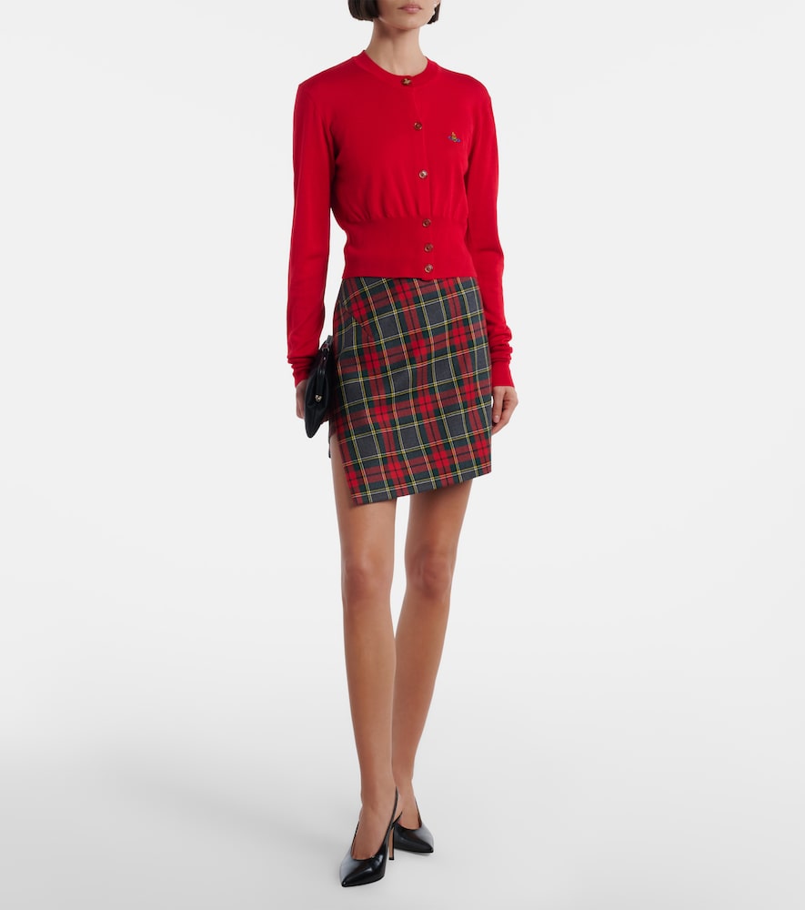 Vivienne Westwood Vivienne Westwood Cropped-cardigan Bea Aus Wolle Und Seide 