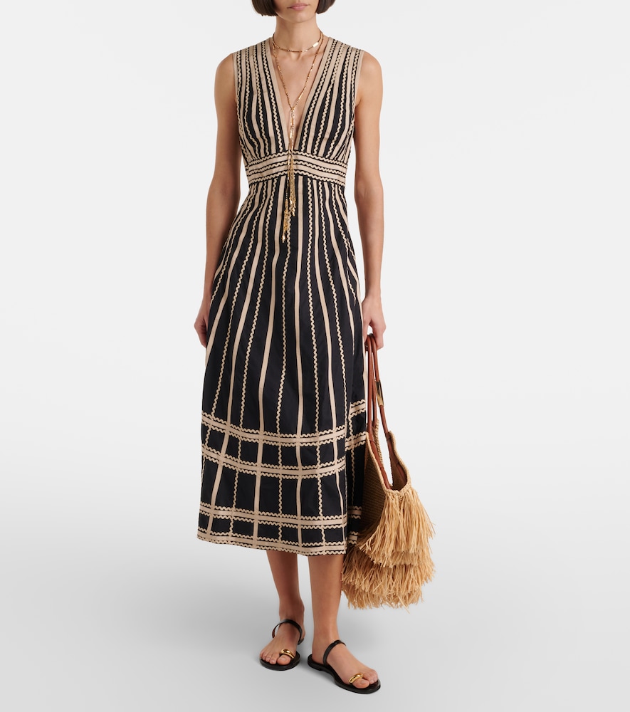 Palermo Cotton Poplin Midi Dress