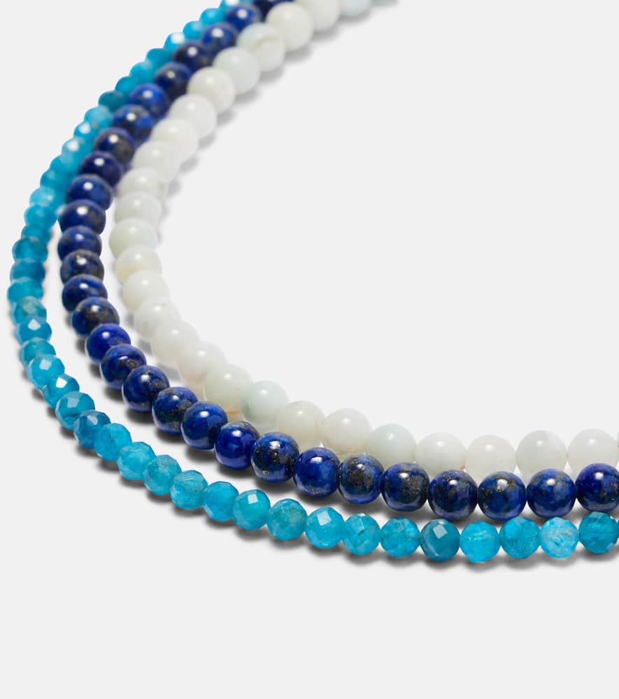 Jennifer Behr Ersa Beaded Necklace In Blue