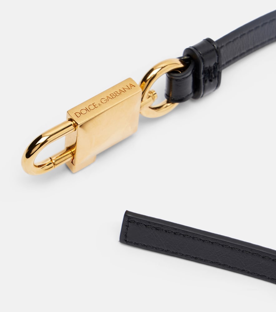  Dolce&gabbana Dolce&gabbana Lock Leather Belt 