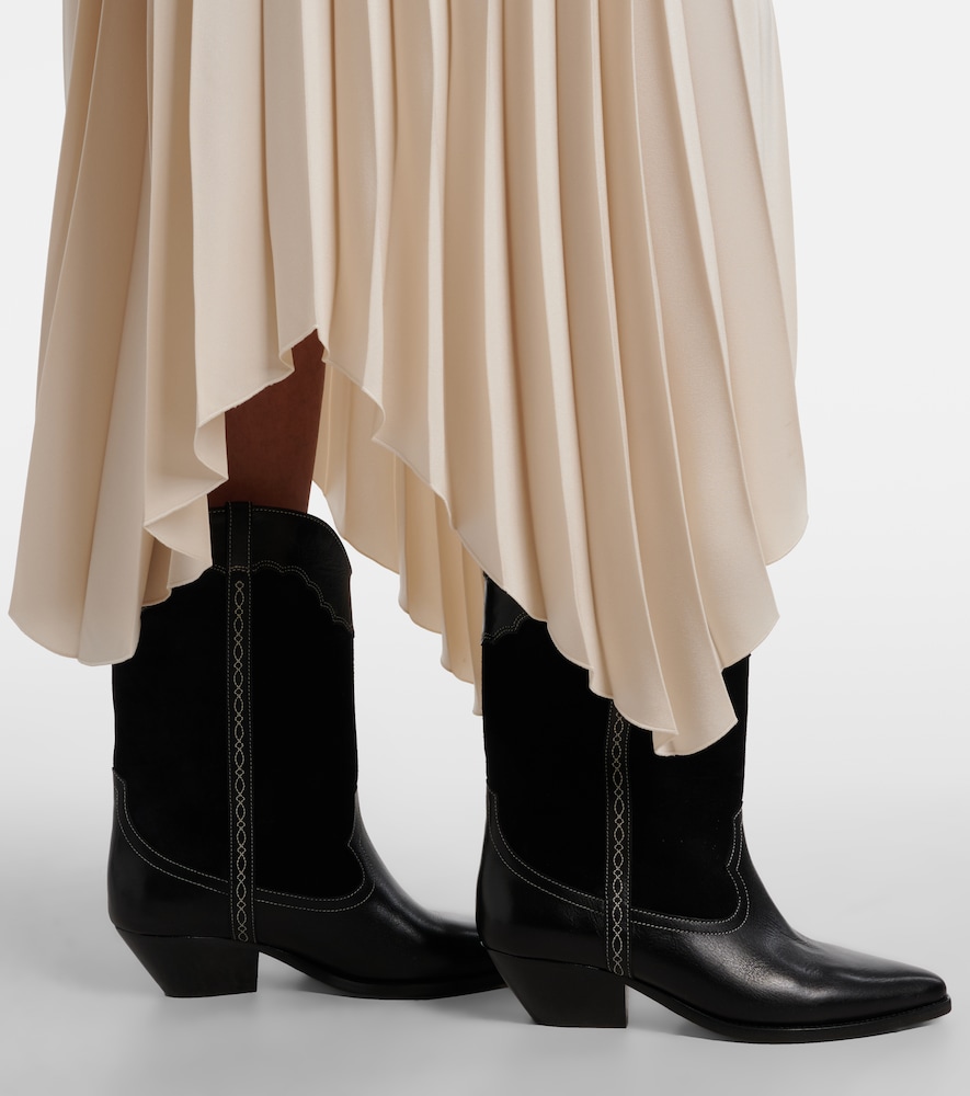 Isabel Marant Duerte 40 leather and suede cowboy boots
