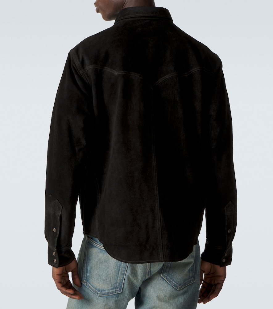  Rrl Rrl Suede Western Shirt 