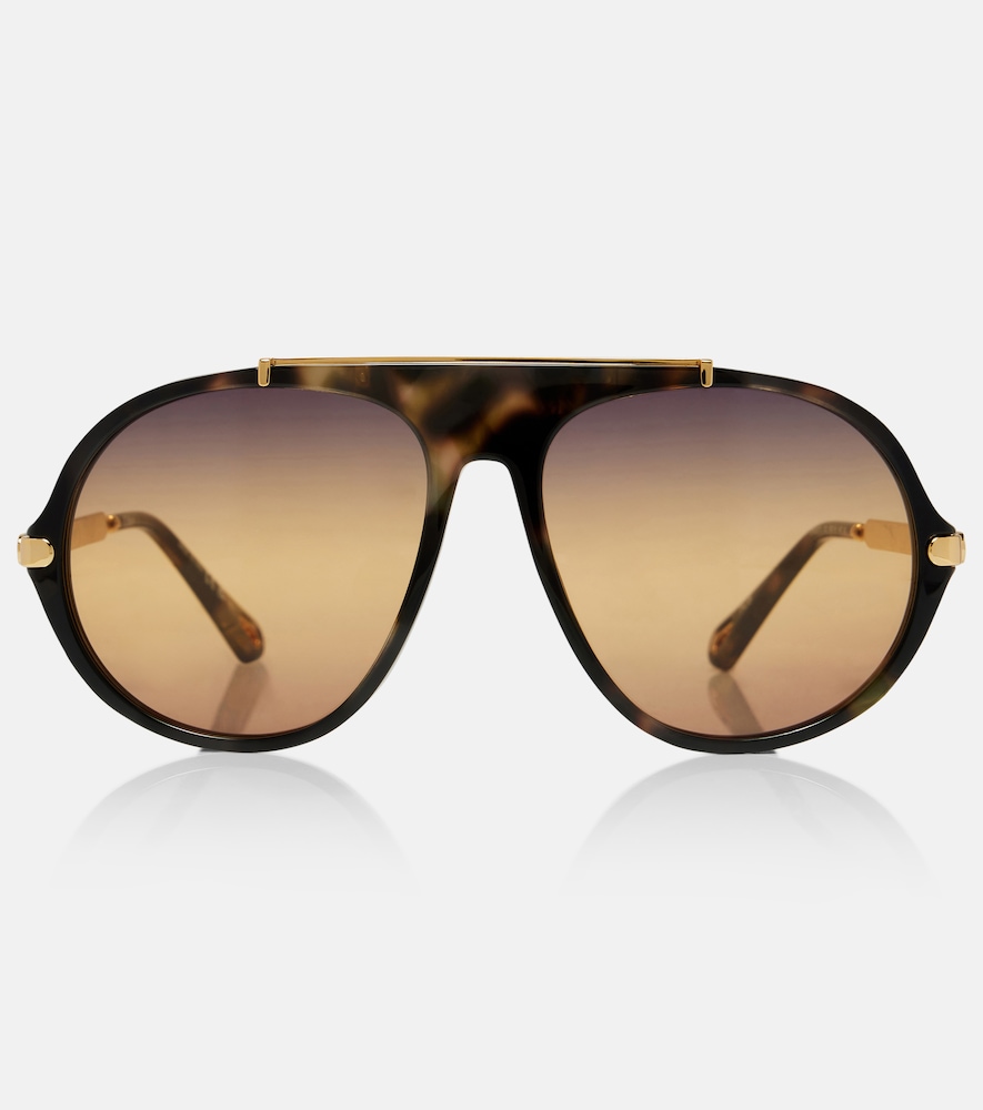 Chloe Chloé Aly Combi aviator sunglasses