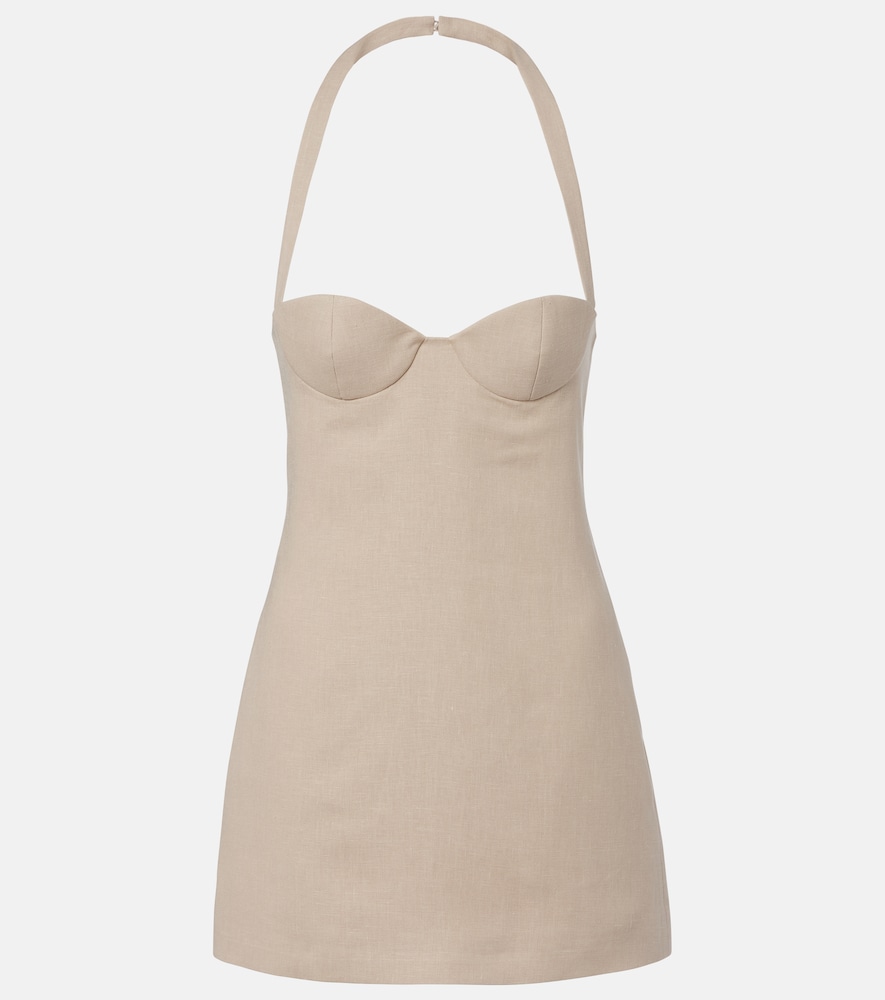 Minikleid aus Leinen