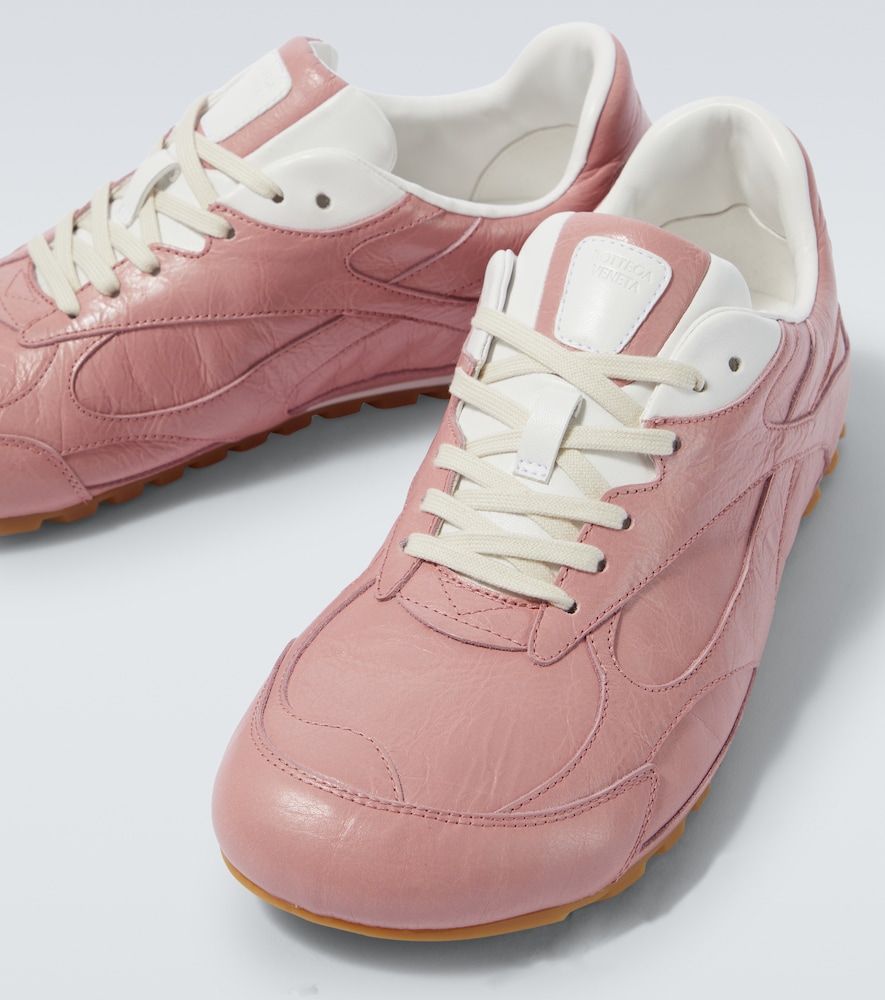  Bottega Veneta Bottega Veneta Orbit Flash Leather Sneakers 