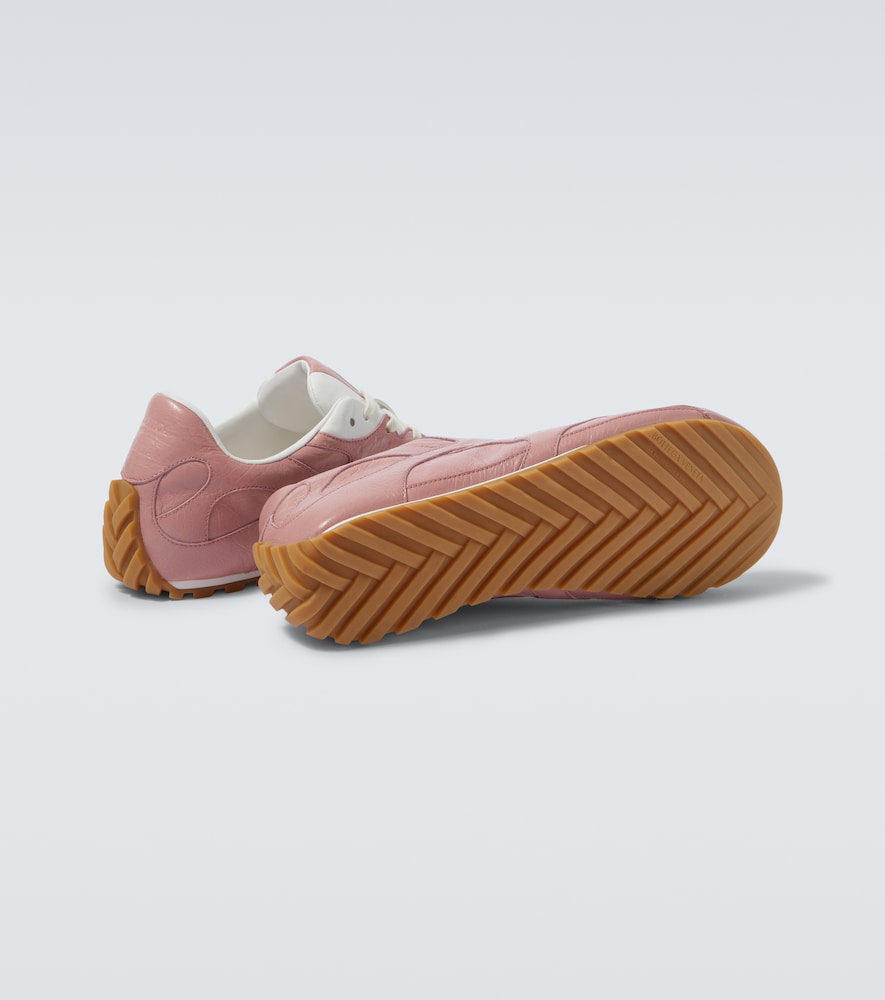  Bottega Veneta Bottega Veneta Orbit Flash Leather Sneakers 