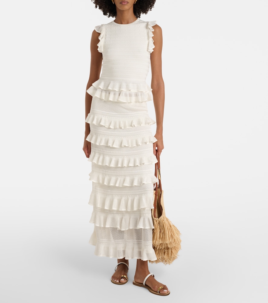  Zimmermann Zimmermann Luna Ruffled Top 