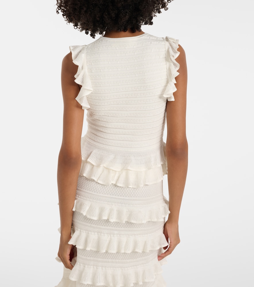  Zimmermann Zimmermann Luna Ruffled Top 