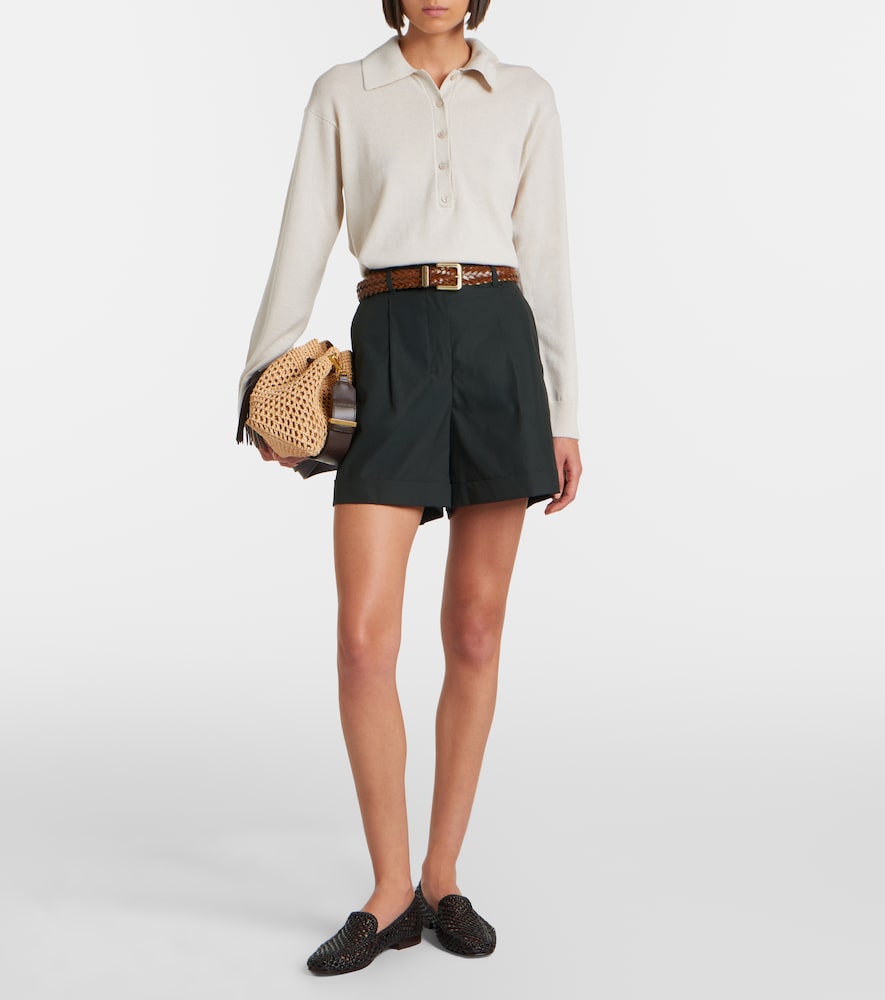  's Max Mara 's Max Mara Cotton Poplin Shorts 