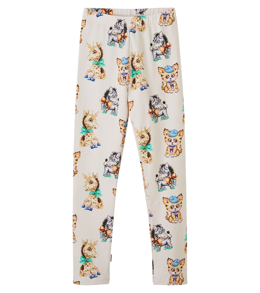 Molo Multicoloured Niki Printed Cotton-Blend Leggings Y Size 6 - Mytheresa