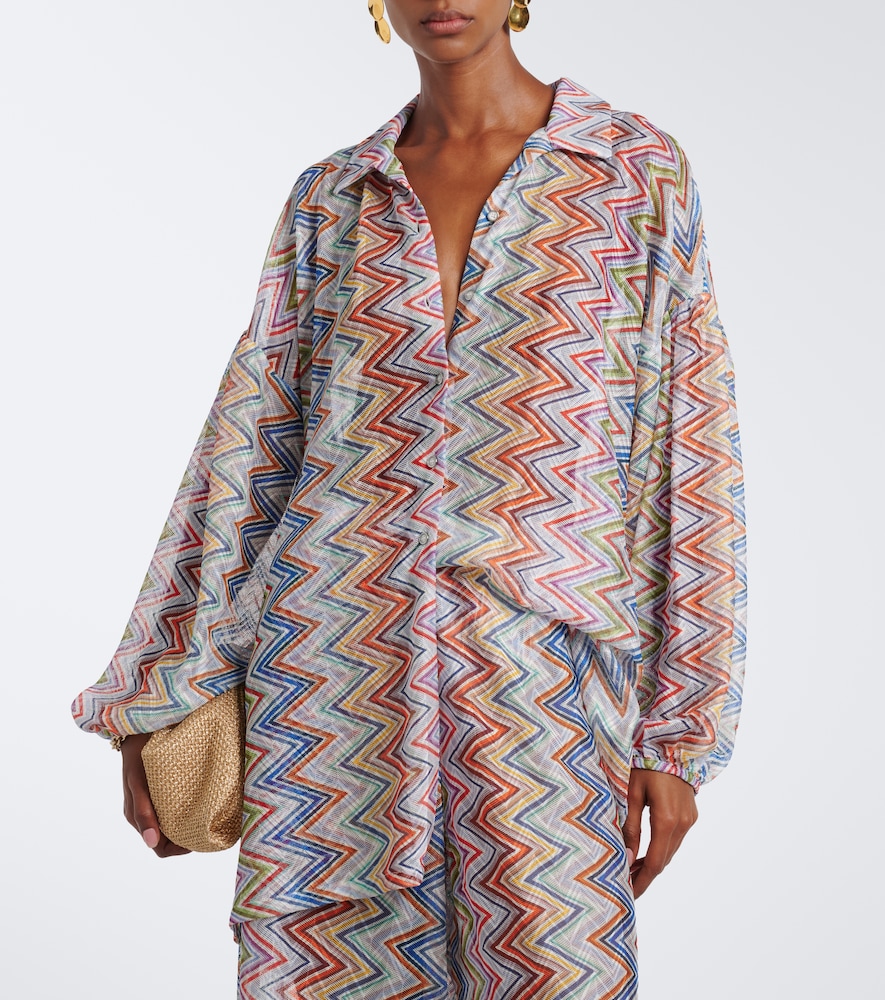 Zigzag Oversized Shirt