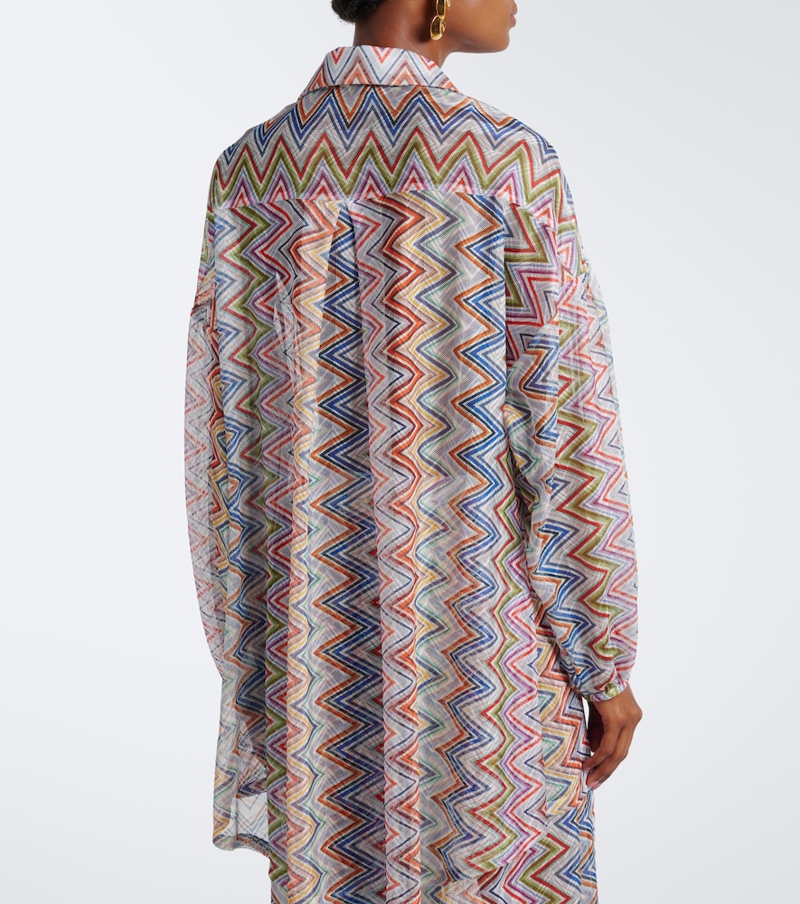 Zigzag Oversized Shirt