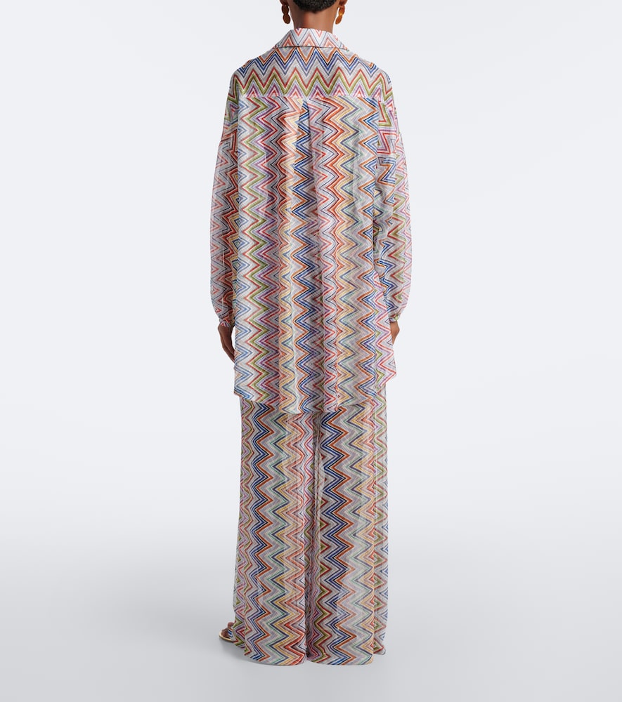 Zigzag Oversized Shirt